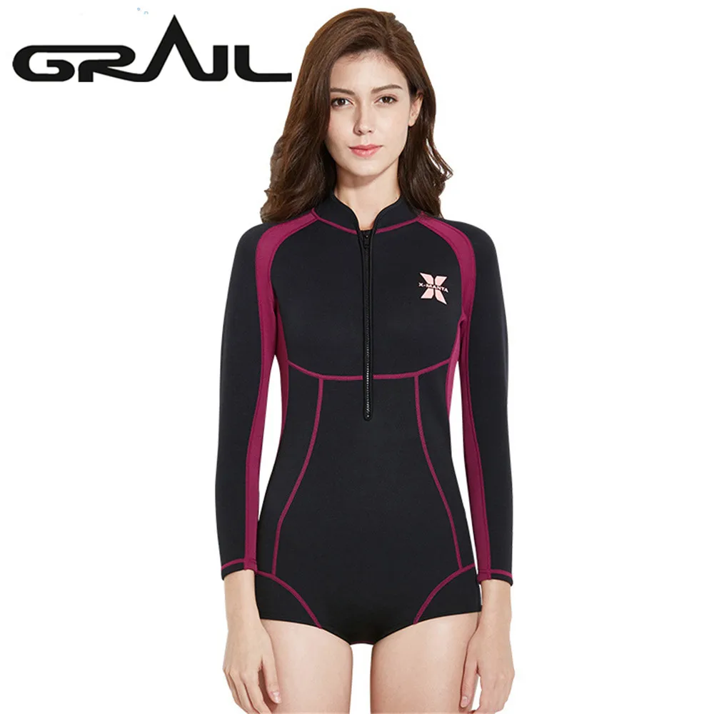 

Women Diving Wetsuit Swim Wear 1.5MM Neoprene Professional Diving Dquipments Rash Guards Surf Suit Wet Suit Scuba WS-18466
