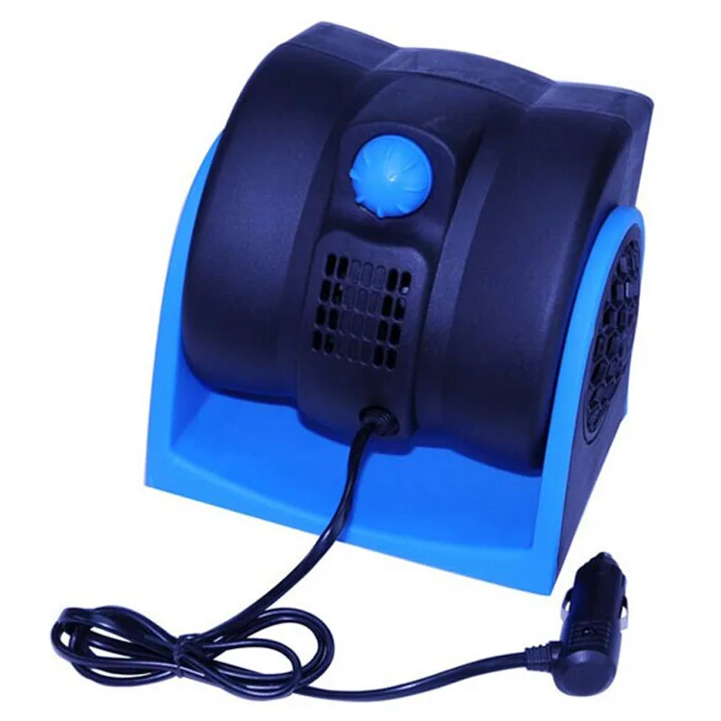 Gtest Portable Car Bladeless Fan Air Cooling Fan Conditioner Low Noise Desktop Cooler for Vehicle Truck Boat Fan,12v