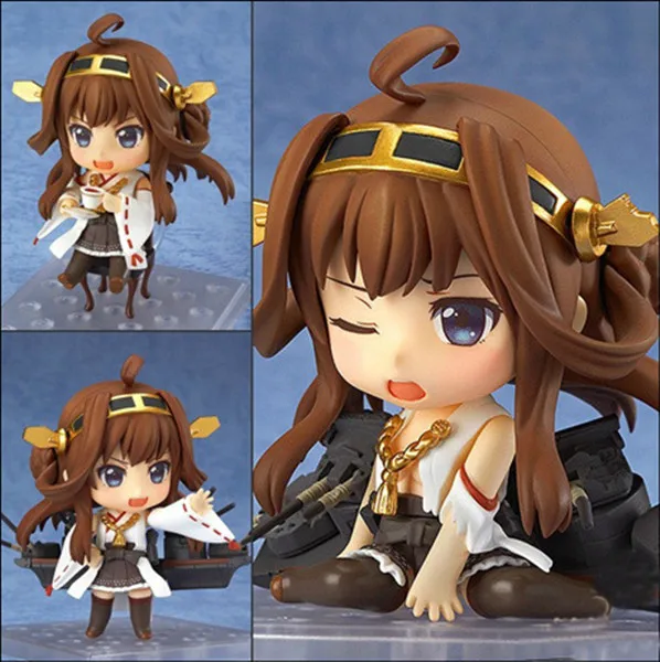 

Cute Nendoroid Kantai Collection Kongo #405 PVC Action Figure Collection Model Toy 4" 10CM KC073
