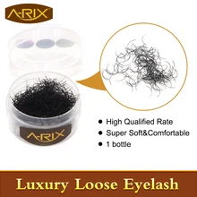 Свободные ресниц отдельных ресниц Накладные ресницы Flare кластера массового ресниц 0.15 8-13 мм