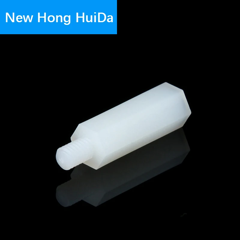 Screw M3 Hex Nylon Standoffs White Male Female Plastic Mount Hexagon Threaded PCB Motherboard Spacer Pillar Boards Bolt Screw - 100pcs Length: M3X13mm 6mm Screw M3 Hex Nylon Standoffs White Male Female Plastic Mount Hexagon Threaded PCB Motherboard Spacer Pillar Boards Bolt Screw - 100pcs Length: M3X13mm 6mm