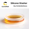 Cloudray Silicone Washer 19.05 20 25mm for CO2 Laser Focusing Lens Mirrors ► Photo 3/3