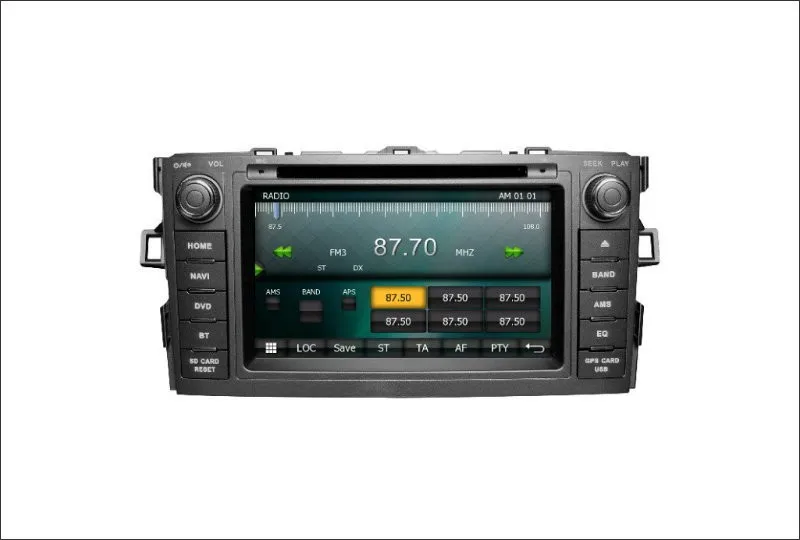 Perfect YESSUN For Toyota Corolla 2007-2013 Hatchback Car Radio CD DVD Player Amplifier HD TV Screen GPS Nav Navi Navigation Audio Video 2