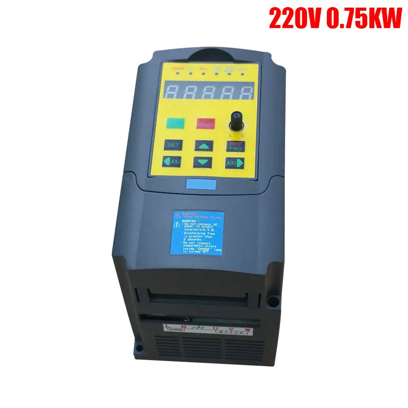 

220V 0.75KW Frequency Inverter Single Phase input and 220V 3 Phase Output mini Frequency Converter Adjustable Speed Drive VFD