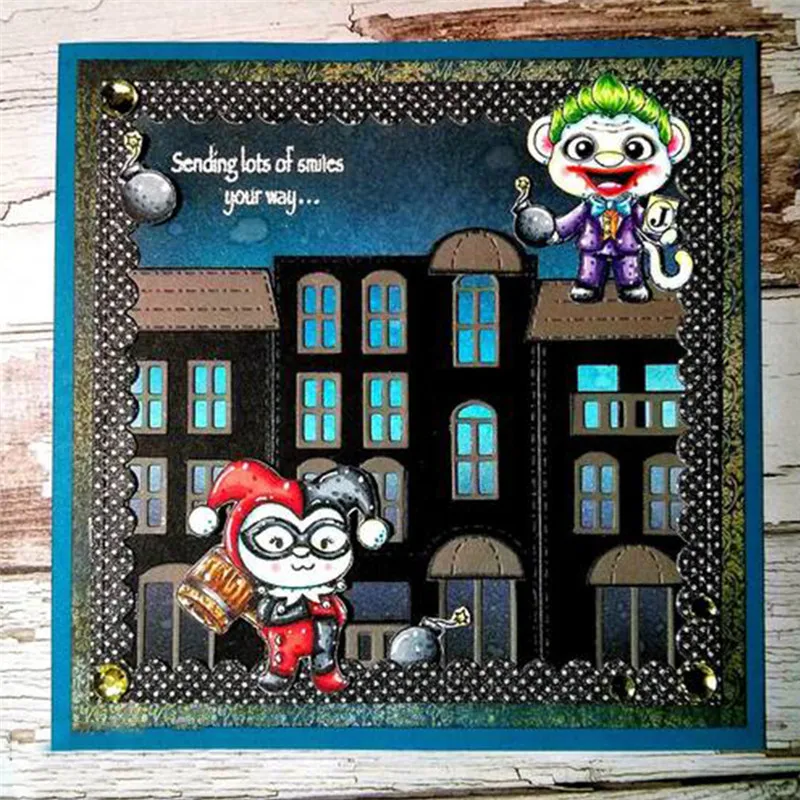 

Building Metal Cutting Dies New 2019 for Craft Dies Scrapbooking Architecture Die Cut DIY Stencil Album Template Card Decors