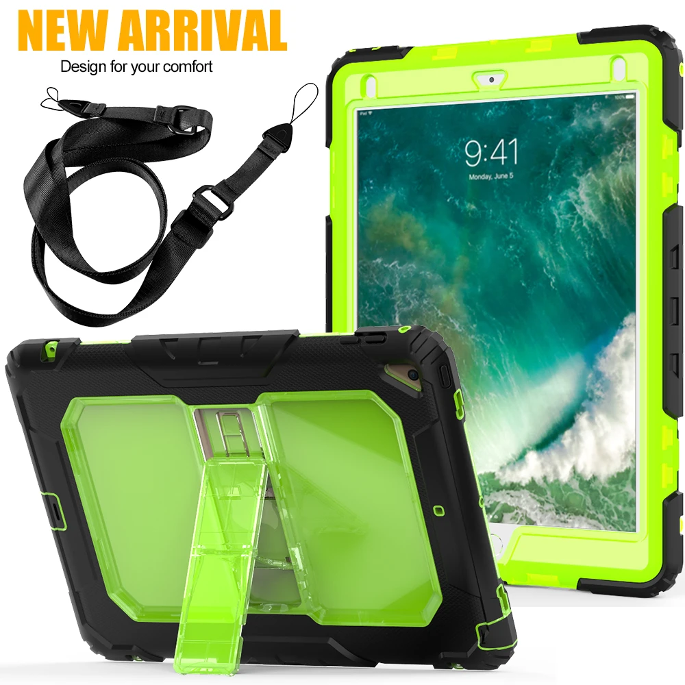 

Case For iPad Mini 1 2 3 Full Body Protective Cover For iPad Mini 2 3 Stand Tablet Detachable Strap Capa Fundas For iPad Mini3