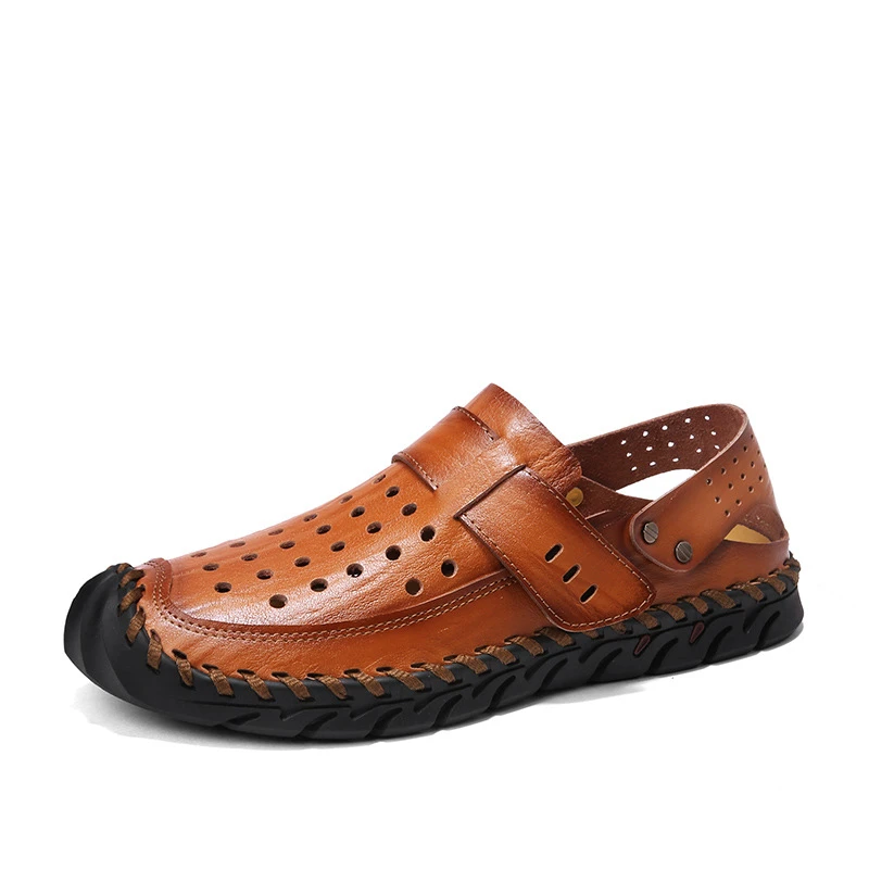 2019 verano Crocs charol zapatos de playa para hombres zapatos de moda  juvenil zapatos transpirables sandalias de Baotou|Sandalias de hombre| -  AliExpress