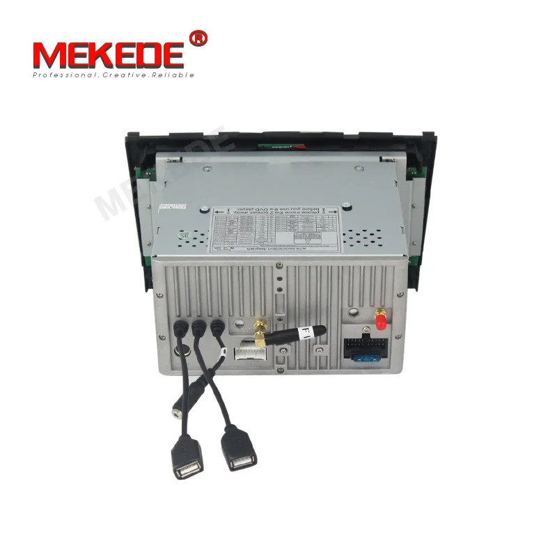 Perfect MEKEDE 2+32G Android 9.1 Car dvd player GPS Navigation For Honda CRV 2007-2011 +wifi+BT+SWC+RDS multimedai player 3