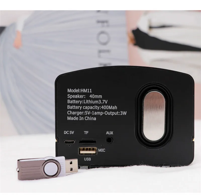 Portable Bluetooth Speaker Mini Wireless Bluetooth Speakers Portable Retro Radio USBTF Card Music Player HIFI Subwoofer Speaker18