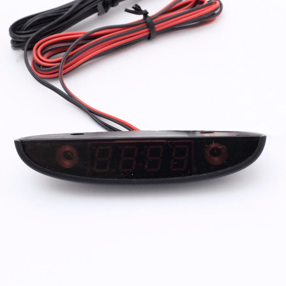 

Automotive Electronic Watch Red LED Single Thermometer DIY Car Clock diy led clock electronic clock kit mini digital clock