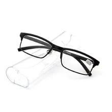 Для женщин Для мужчин черные очки для чтения прочность TR90 ультра легкая смола, Материал женский мужской чтения пресбиопические очки, солнцезащитные очки