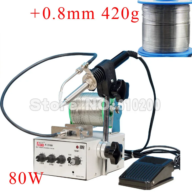 

High Power Automatic Soldering machine Electric soldering iron Solder Automatic welding system Soldering station 220V 80W