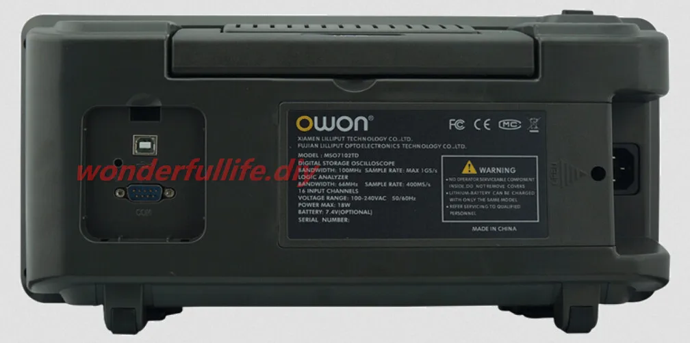 Цифровой осциллограф OWON 8 &quotTFT LCD дисплей USB + полоса пропускания логического