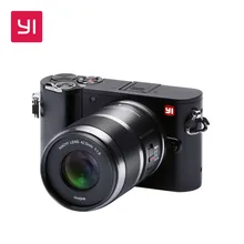 YI M1 Mirrorless Digital Camera With YI 42.5mm F 1.8 Prime Lens LCD international Version RAW 20MP Video Recorder 720RGB H264