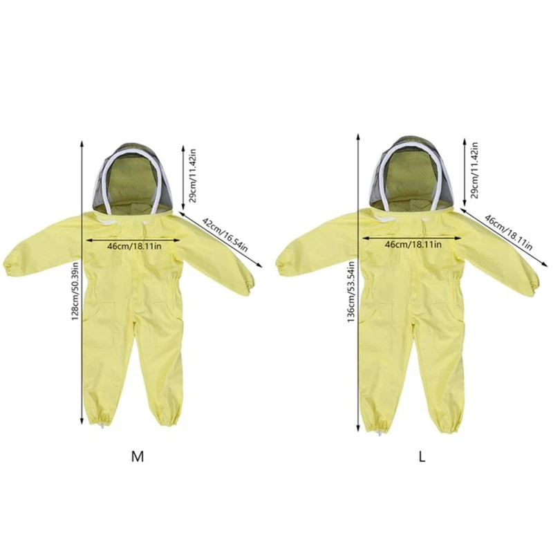 Professional Child Beekeeping Protective Suit Bee Beekeepers Bee Suit Equipment Farm Visitor Protect Beekeeping Suit