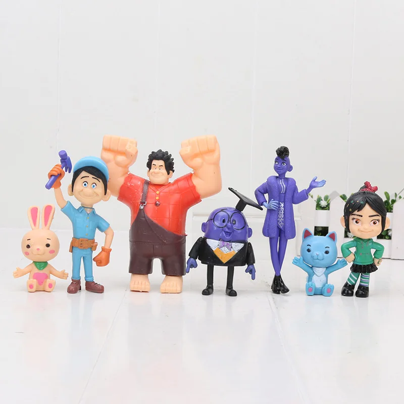 

4-12cm Movie Fix-It Felix Vanellope von Schweetz PVC Action Figures Toys Gifts