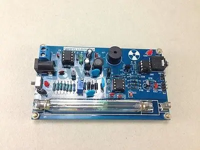 Assembled DIY Geiger Counter Kit Nuclear Radiation Detector with GM tube Beta Gamma Ray