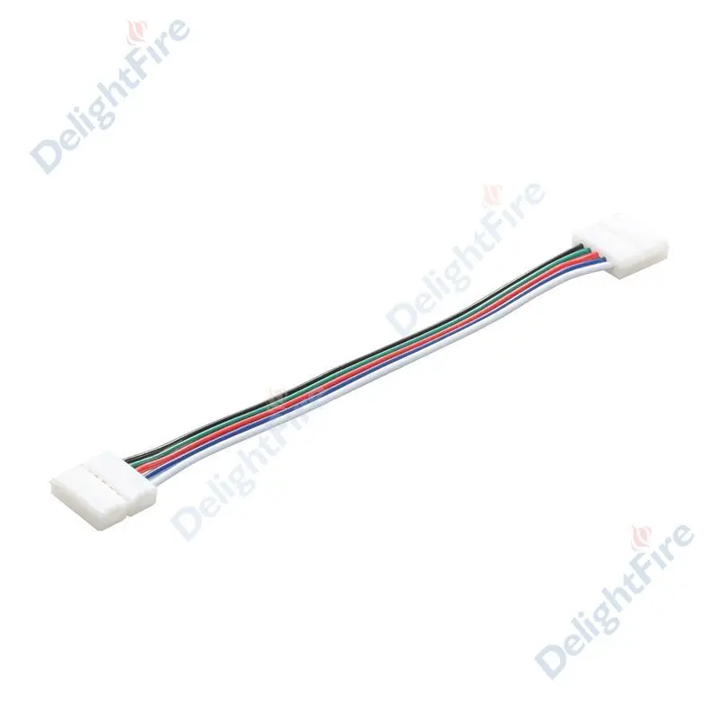 300 шт. 12 мм 5 булавки коннектор RGBW провода адаптер для SMD 5050 RGBW светодиодные ленты свет Соединительный кабель Бесплатная пайки