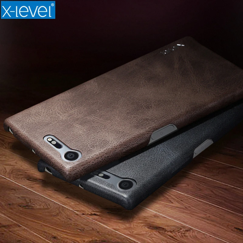 

X-Level Cases For Sony Xperia XZ3 XZ2 Premium XZ1 Compact Vintage Leather Hybrid Slim Case Cover For Sony XA2 Ultra 10+ Coque