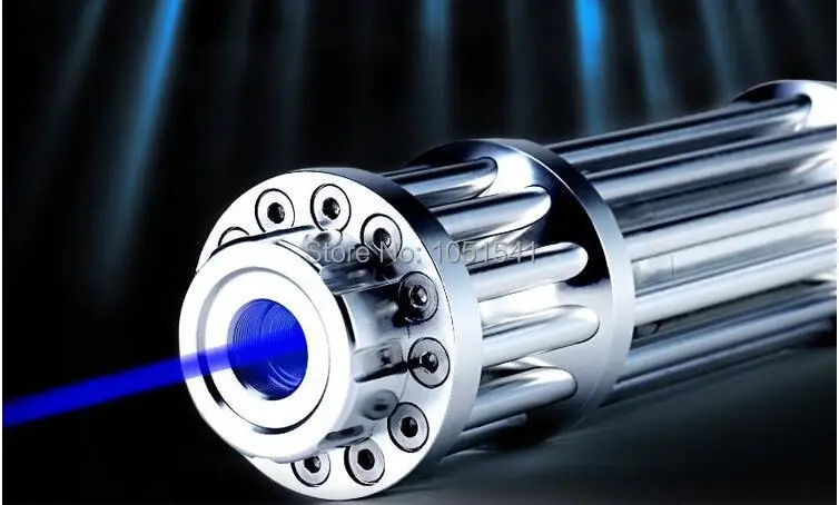 

AAA NEW High Power 20w 20000mw Flashlight blue laser pointers 450nm burn match candle lit cigarette wicked lazer torch+5 caps