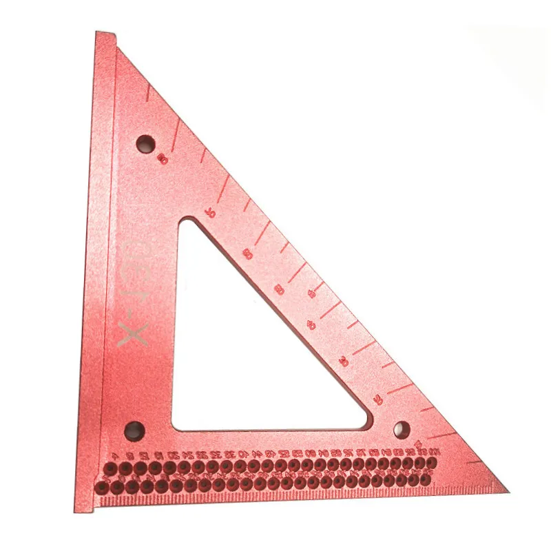 アルミ合金45°90°スクライブ角定規三次元木工3Dベベル角測定定規