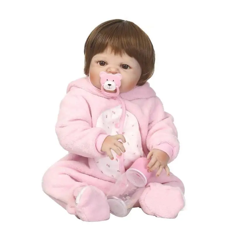 

NPK Simulation Silicone Reborn Girl Baby Doll Kids Bath Sleep Playmate Toys