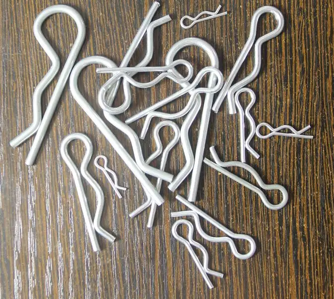 

50pcs Spring Cotters R type Pins for cars M1.2 M1.8 M2 M2.5 M3 M3.5 M4 M5 M6