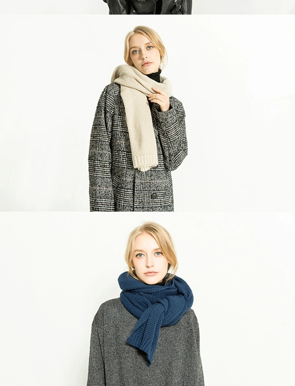 Waliicorners Clothing Accessories Apparel Plaid Women Scarf Winter Warm Thick Hijab Top Quality High Quality Cashmere Casual 9 2_02