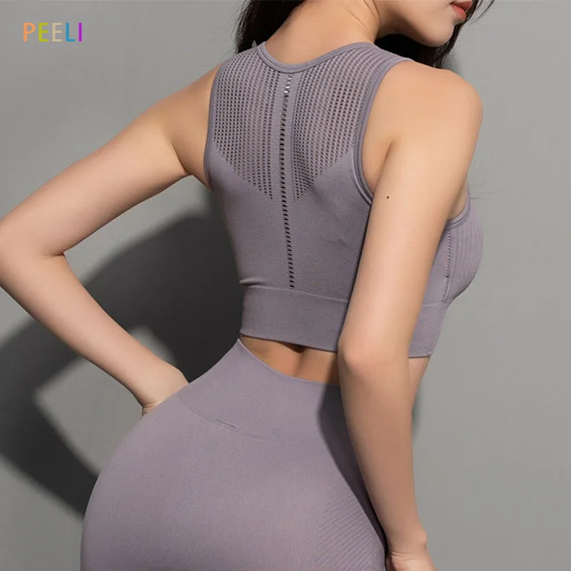 

Energy Seamless Sports Bra Women High Impact Yoga Bra Padded Fitness Active Wear Female Sport Top Workout Bra Running Underwear