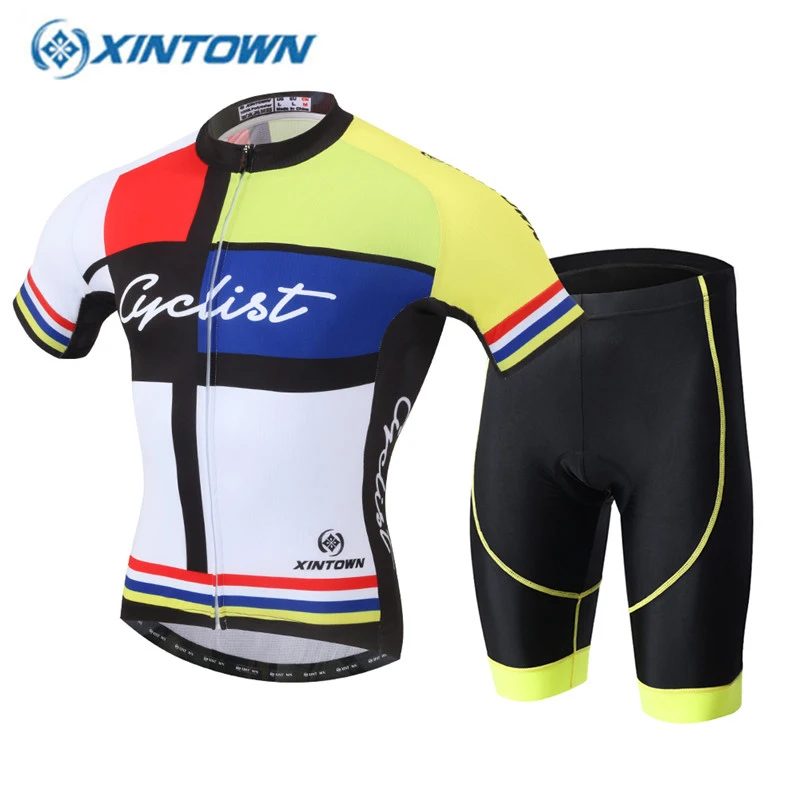 

XINTOWN 2017 Pro Cycling Jersey Bike Short Sleeve Summer Quick Dry Breathable Bicycle Wear Cycling Maillot Clothing