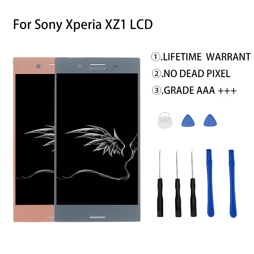 

High Quality For Sony Xperia XZ1 G8341 G8342 LCD Display Touch Screen Digitizer Assembly For Sony Xperia XZ1 Display Screen LCD