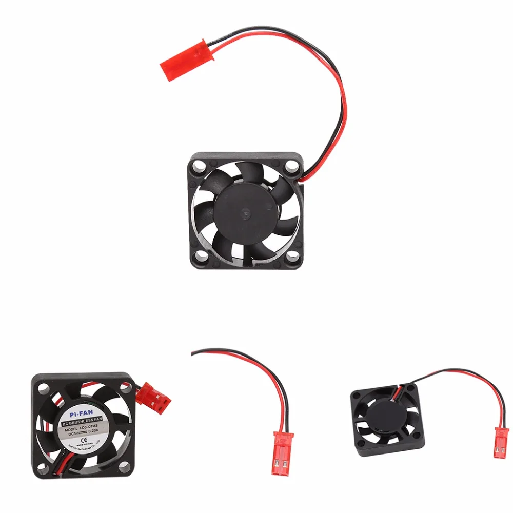DC 5V/12V 30*30*7mm Небольшой 2-контактный бесщеточный 2-проводной 3007S осевой вентилятор