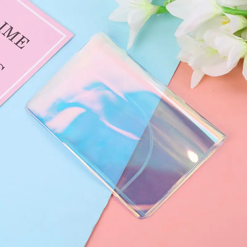 

2019 Fashion New Travel Holographic Passport Holder ID Card Case Cover Credit Organizer Protector