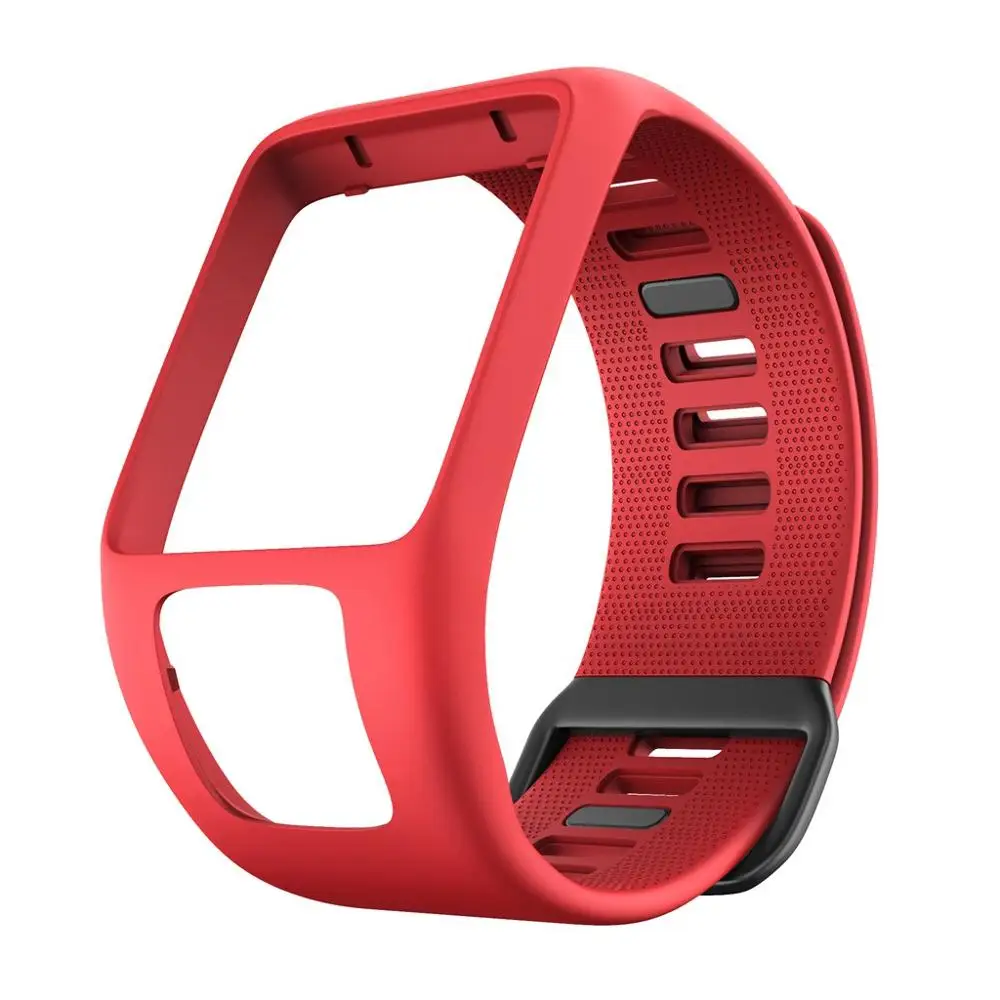 

Wrist Band watch starp Replacement Silicone Watch Band Strap For TomTom Adventurer Runner 2 3 Spark 3 NEW Q70