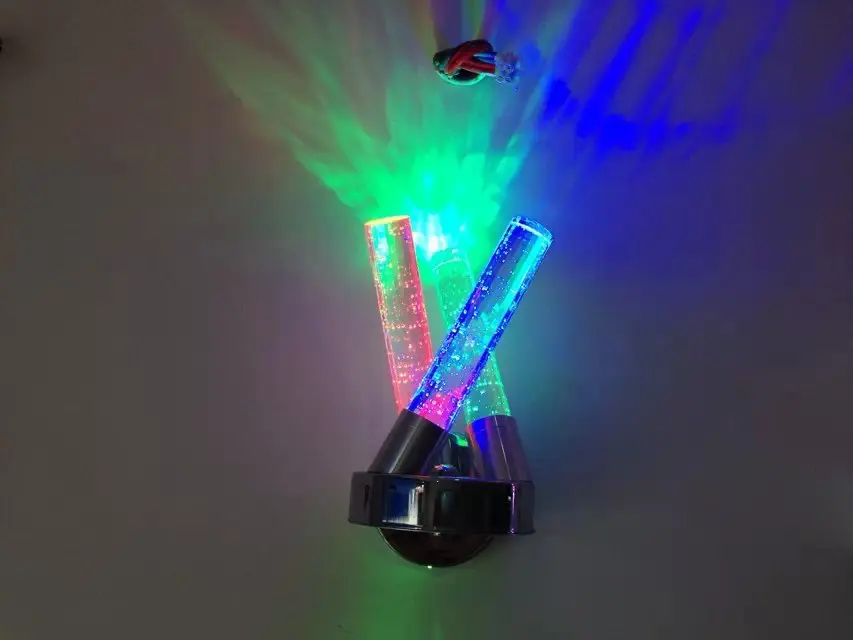 

2015 Real Outdoor Wall Light Istick free Shipping :1pcs 9*1w Led Wall Lamps,led Lamps with Rgb Color.ac95-265v Input Voltage,led