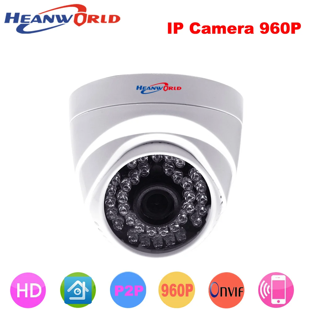 

Heanworld 960P dome camera mini 1.3MP IP Camera hd with Night Vision ONVIF CCTV Security Camera Network home IP Cam indoor