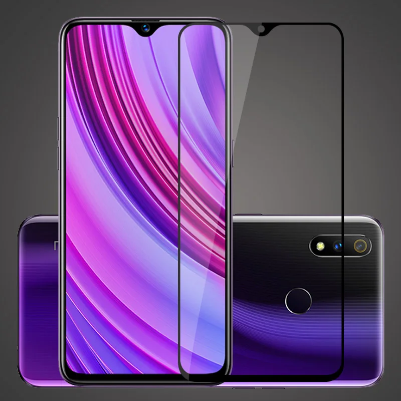 3D полное клеевое закаленное стекло для OPPO Realme X Lite Полное покрытие 9H Защитная