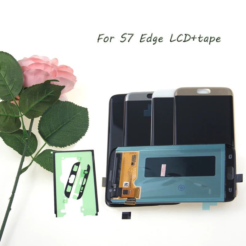

Phone Display For SAMSUNG GALAXY S7 Edge S7edge G935F G935A LCD Display Touch Screen Digitizer 5.5" Super Amoled