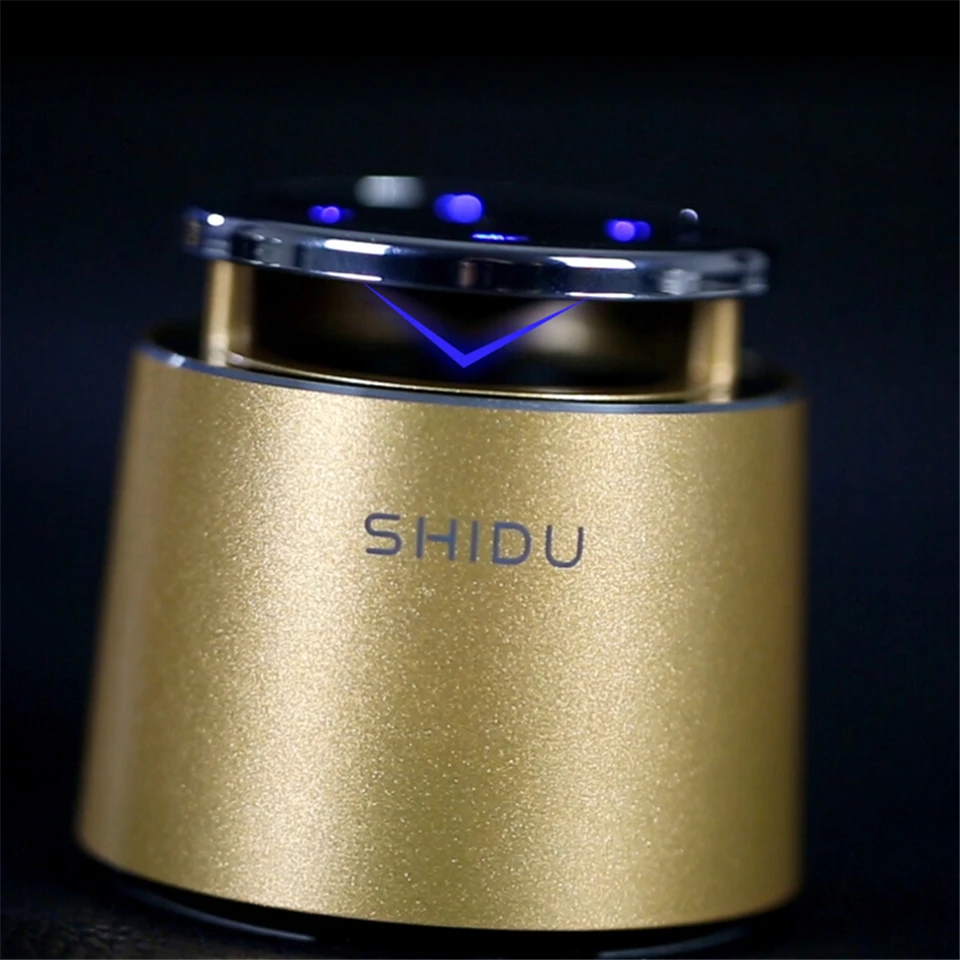 SHIDU Мини Bluetooth 4,2+ EDR динамик Портативный беспроводной громкий динамик открытый стерео музыка объемный сенсорный ключ нажмите Hands-Free вызов