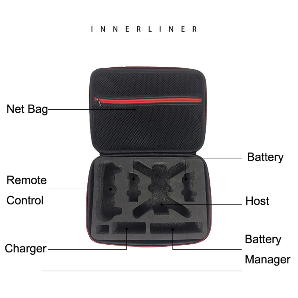 Хорошие продажи EVA сумка для хранения Водонепроницаемый чехол сумка для дрона DJJ Spark и аксессуары J27