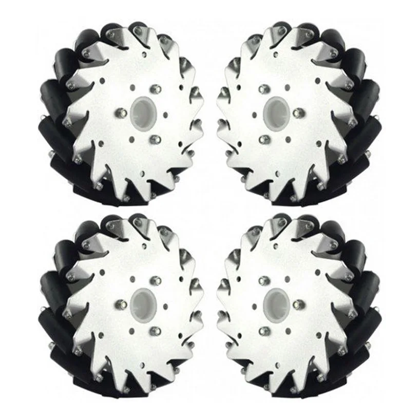 Roda de Alumínio em Linha por Atacado Polegadas Mecanum Rodas 152mm 2 Esquerda Direita 6 Uh165 2 6 polegadas mecanum rodas uh165 152mm mecanum