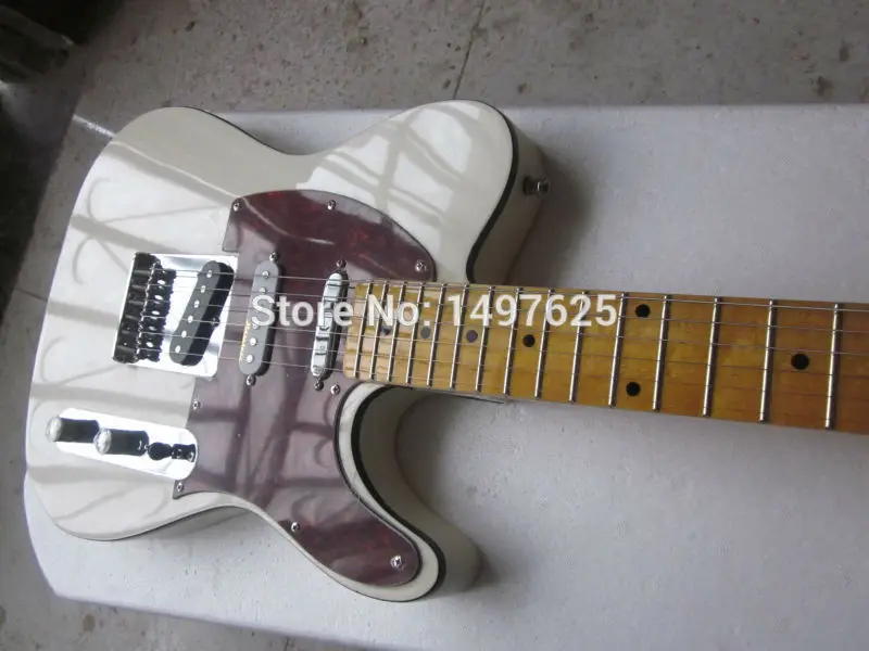 

Free shipping electric guitar new custom guitar/ coloe with white pickgard/guitar in china