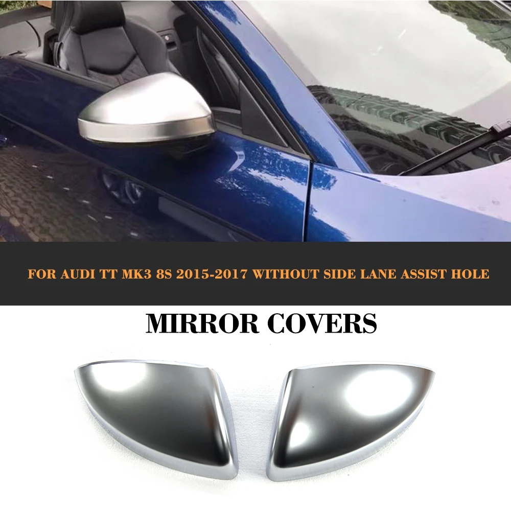 

Replacement Rearview Rear Mirror Cap Covers Trim shell for Audi TT MK3 8S 15-17 Chrome ABS