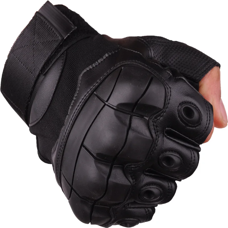 Working Gloves Men Outdoor Half-finger Tactical Gloves Bicycle Riding Training Combat Motorcycle Anti-cutting Anti-skid Glove