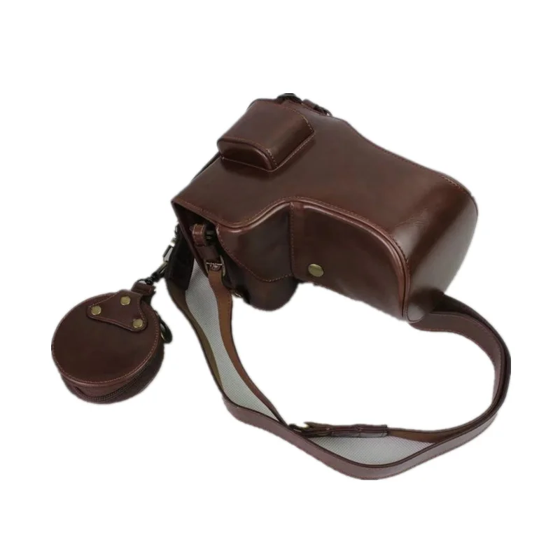 Black/Brown/Coffe Digital Camera Leather Case Cover For Sony A9 ILCE-9 With Storage Bag Bottom Opening | Электроника