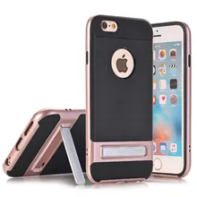 30 шт для iPhone 7/7 Plus разнородная проволочная графика Броня чехол с подставкой ТПУ+ PC 2 в 1 чехол антидетонационный чехол