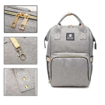 

Baby Diaper Bags backpack Baby Multi-Function Travel Large Capacity Nappy Nursing Mom waterproof shoulder zippered handbag