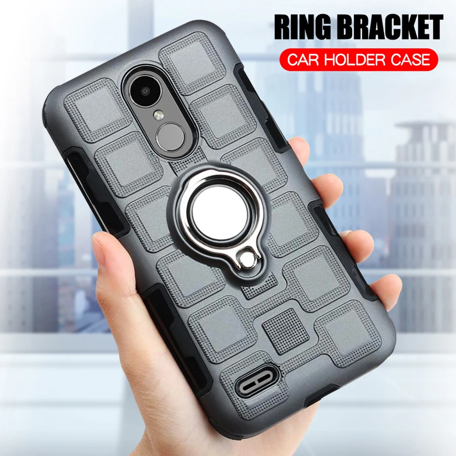 

Case European Version For LG K4 2017 K8 2017 K10 2017 (EU Version) Silicone Armor Case For LG K4 k8 K10 2017 EU Ring Stand Cover