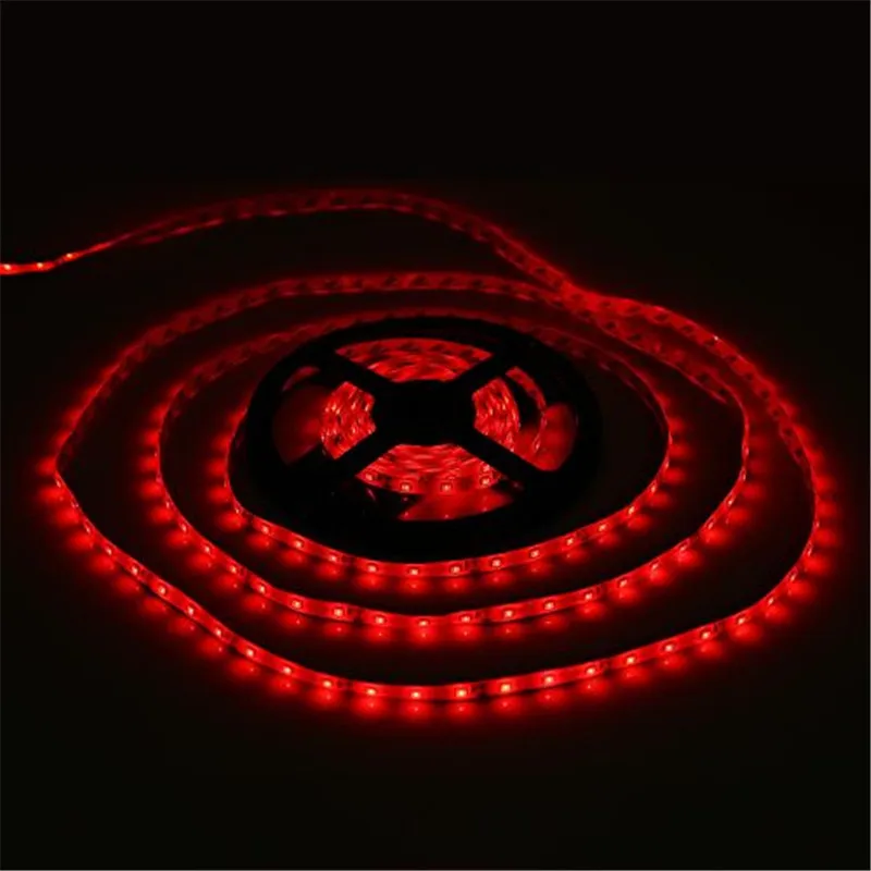 

2835 SMD led strip light DC12V 5M 300LEDs flexible ribbon tape lighting White Warm white Red Green Blue Yellow Pink RGB