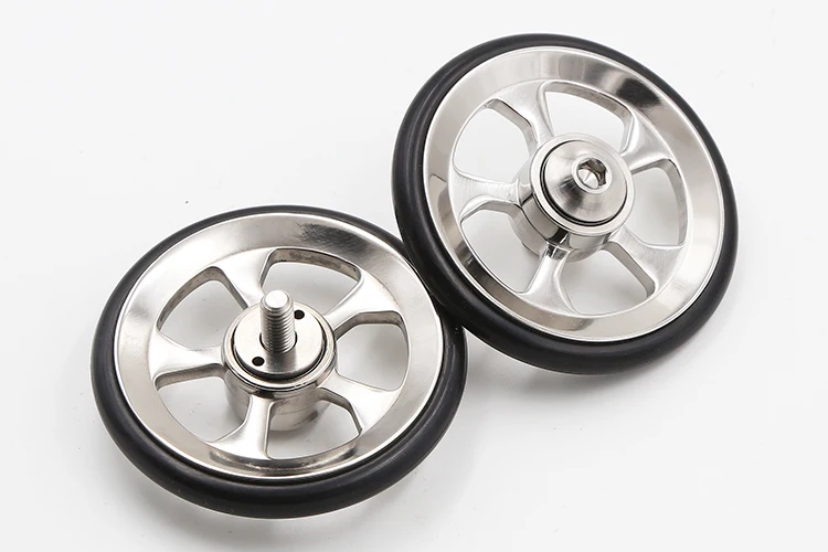 Sale Super Lightweight Titanium alloy easywheel 66mm For Brompton 0